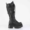 DemoniaCult - WRATH205 Bottes de plateforme - Noir Product image